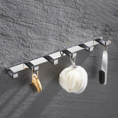 Luxury 5-Piece Chrome Bathroom Accessory Set