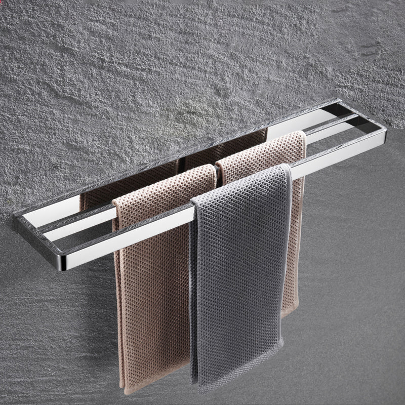 Luxury 5-Piece Chrome Bathroom Accessory Set