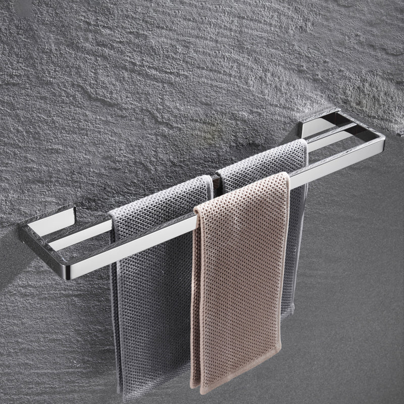 Luxury 5-Piece Chrome Bathroom Accessory Set