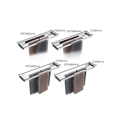 Luxury 5-Piece Chrome Bathroom Accessory Set
