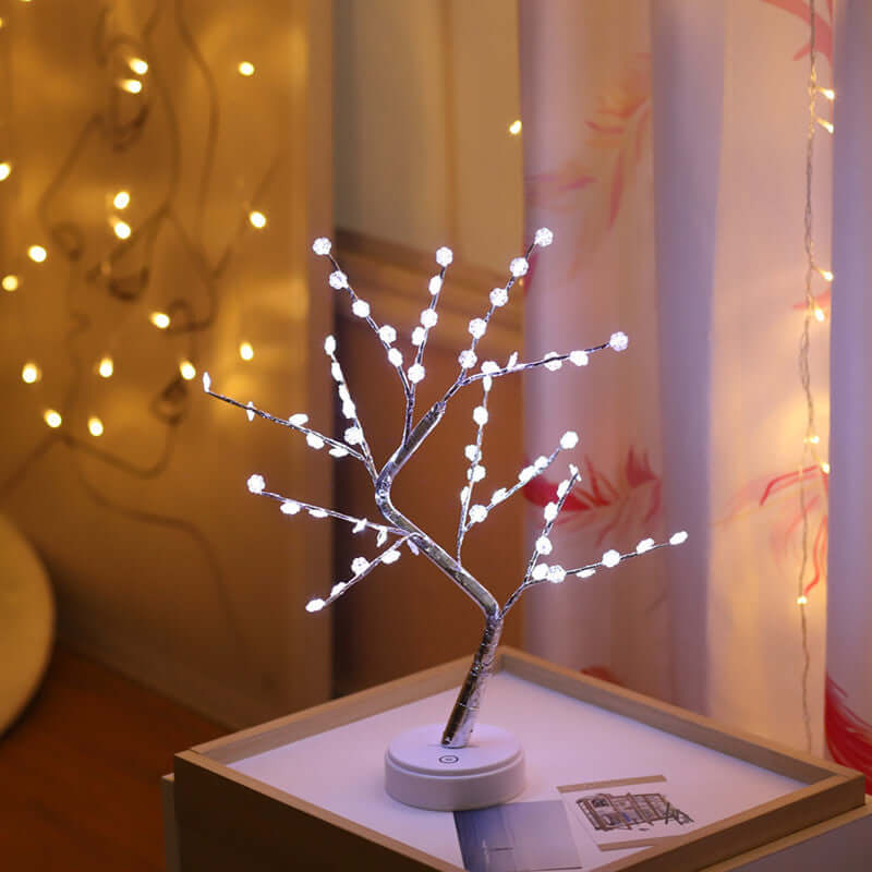 Warm Copper LED Desk Lamp Nightlight