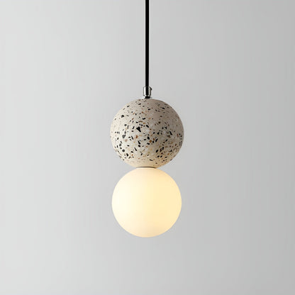 Round Glass Pendant Light