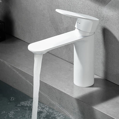 Modern Single Handle Brass Bathroom Sink Faucet