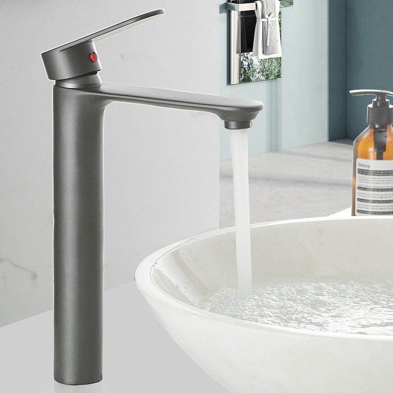 Modern Single Handle Brass Bathroom Sink Faucet