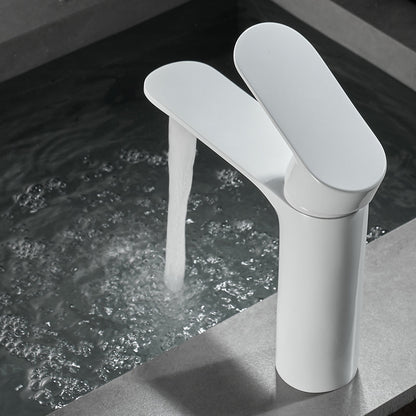 Modern Single Handle Brass Bathroom Sink Faucet