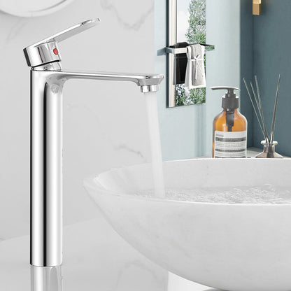 Modern Single Handle Brass Bathroom Sink Faucet