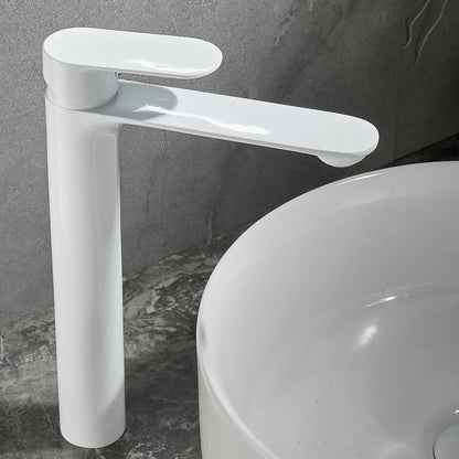 Modern Single Handle Brass Bathroom Sink Faucet