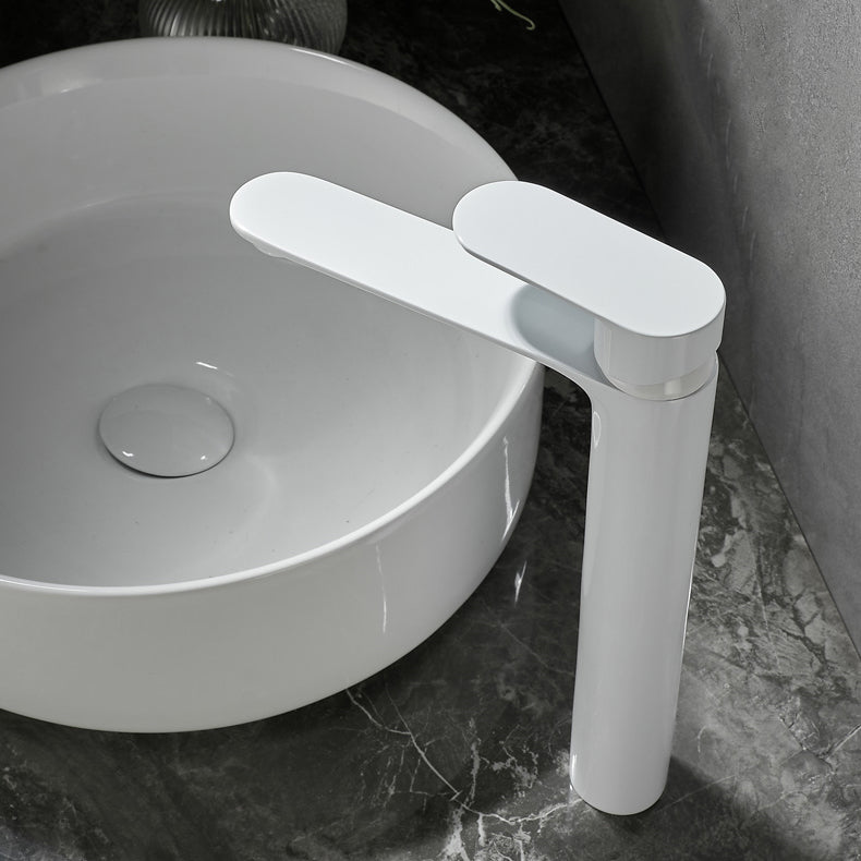 Modern Single Handle Brass Bathroom Sink Faucet
