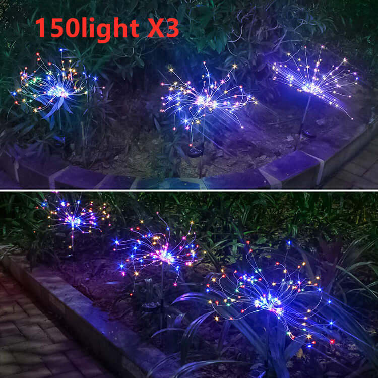 Outdoor Solar String Lights Copper Wire Fairy Lights