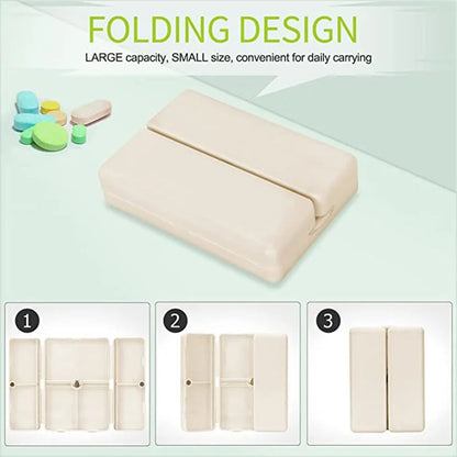 Portable Travel 7 Pocket Pill Organizer Box