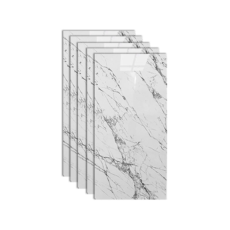 Waterproof Self Adhesive Marble Effect Kitchen Tile Backsplash