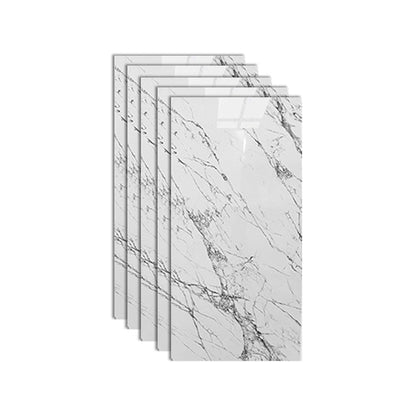 Waterproof Self Adhesive Marble Effect Kitchen Tile Backsplash