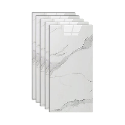 Waterproof Self Adhesive Marble Effect Kitchen Tile Backsplash