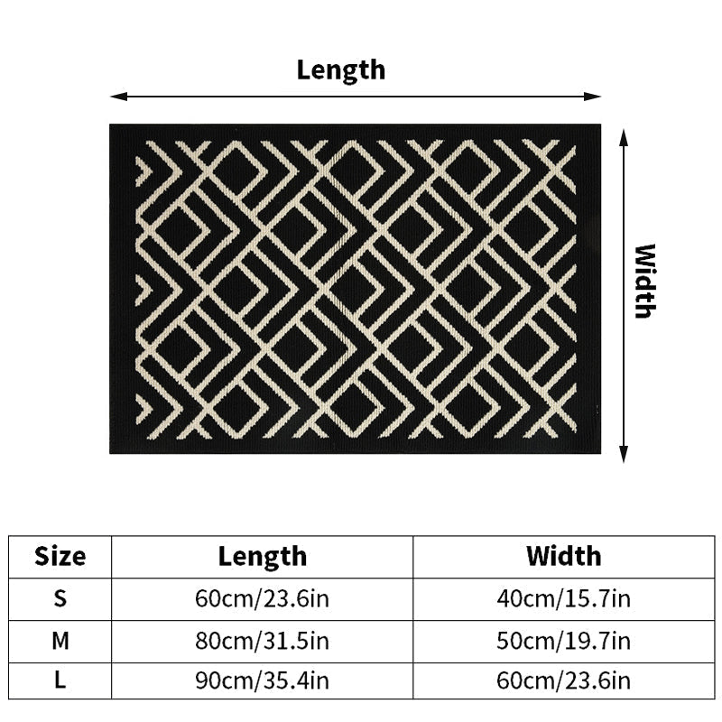 Classic Design Anti-Slip Welcome Mat