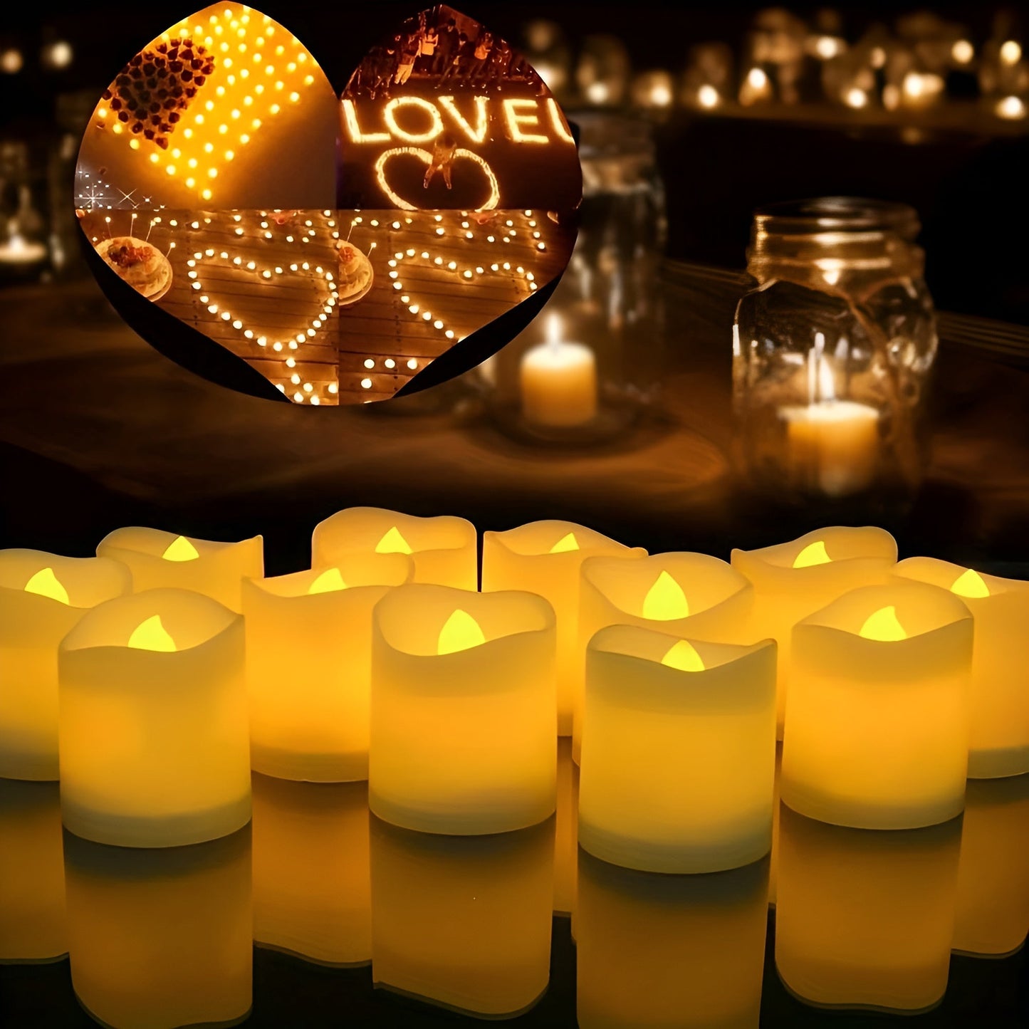 Warm Glow Flameless LED Candle Lights