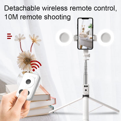 Portable 6in1 Selfie Stick With LED Light