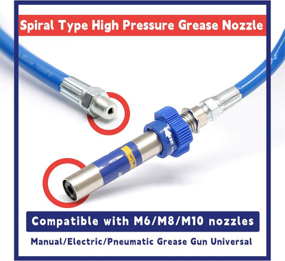 Heavy Duty Grease Gun Coupler Adapter