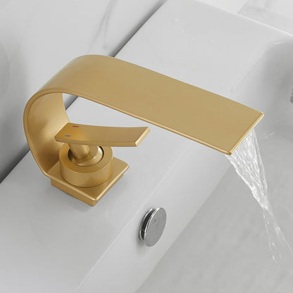 Luxury Brass waterfall bathroom faucet