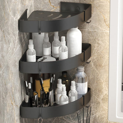 Contemporary 3-Piece Bathroom Accessory Set Stainless Steel Shelf