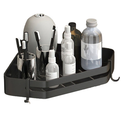 Contemporary 3-Piece Bathroom Accessory Set Stainless Steel Shelf