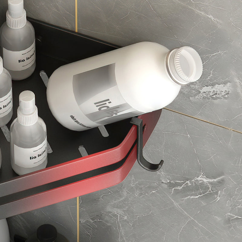 Contemporary 3-Piece Bathroom Accessory Set Stainless Steel Shelf