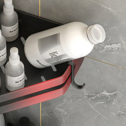 Contemporary 3-Piece Bathroom Accessory Set Stainless Steel Shelf