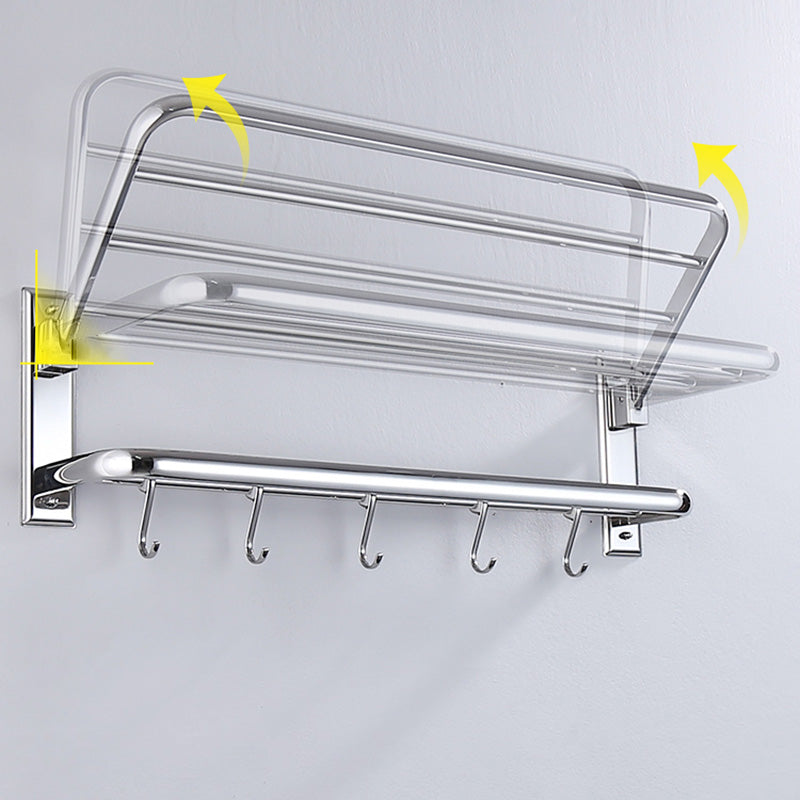 Modern Silver Bathroom Accessories Set