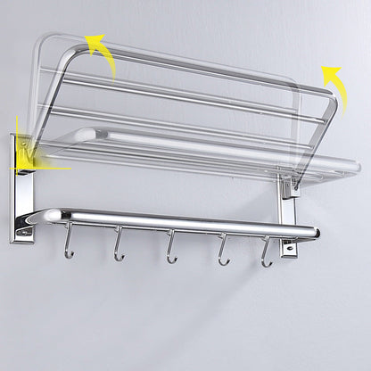 Modern Silver Bathroom Accessories Set