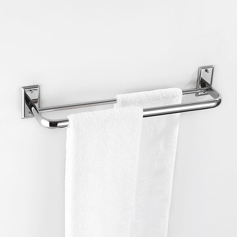 Modern Silver Bathroom Accessories Set
