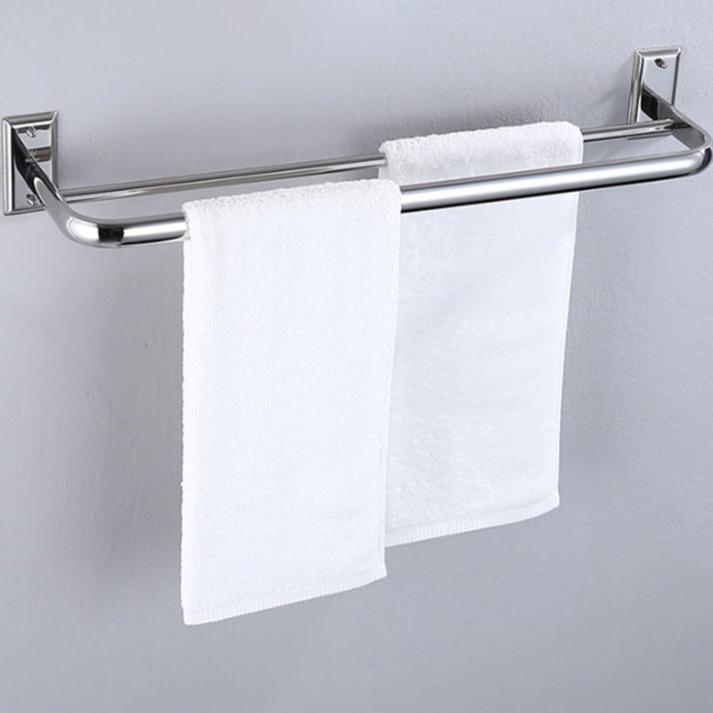 Modern Silver Bathroom Accessories Set