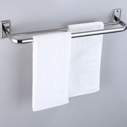 Modern Silver Bathroom Accessories Set