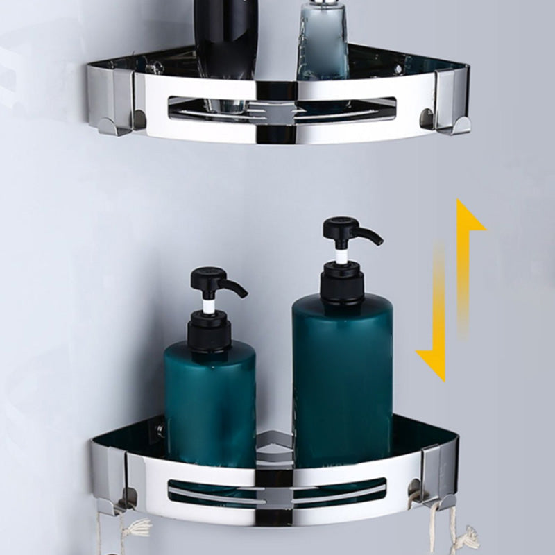 Modern Silver Bathroom Accessories Set