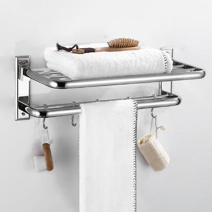 Modern Silver Bathroom Accessories Set
