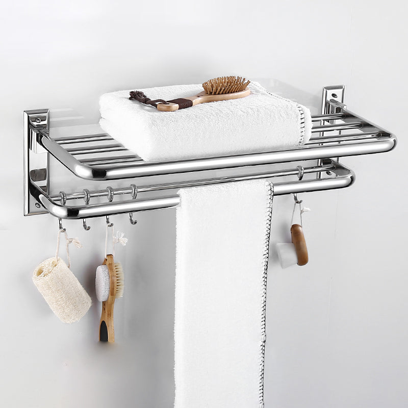 Modern Silver Bathroom Accessories Set