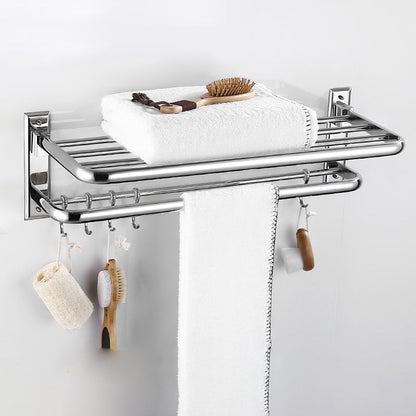 Modern Silver Bathroom Accessories Set
