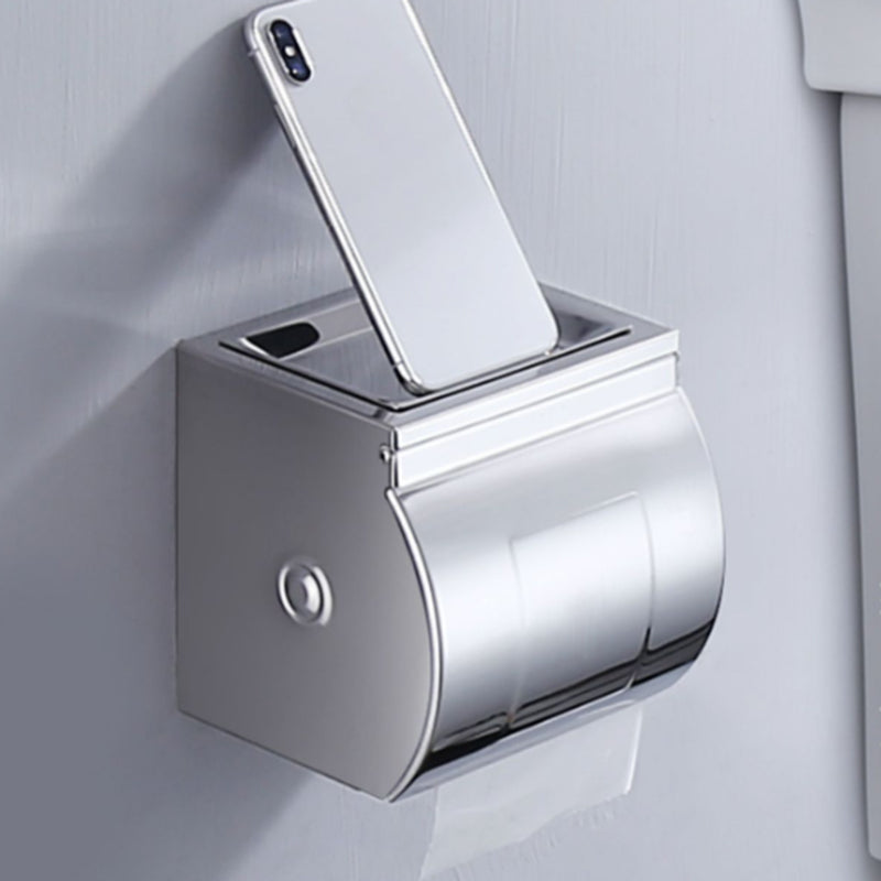 Modern Silver Bathroom Accessories Set