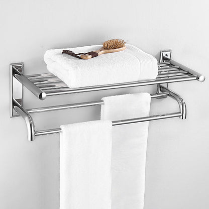 Modern Silver Bathroom Accessories Set