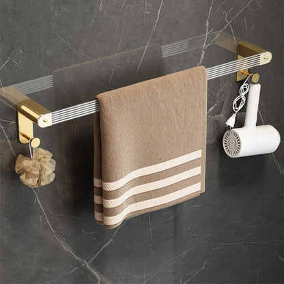 Luxury Gold Bathroom Set Towel Holder Shelf Accessories