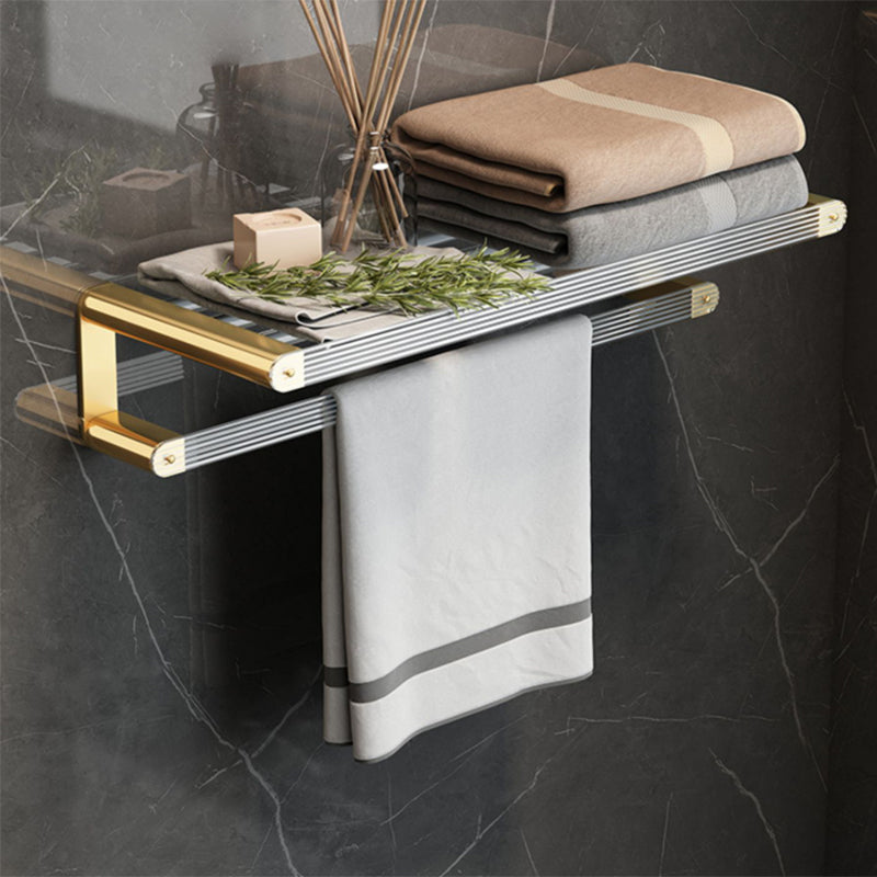 Luxury Gold Bathroom Set Towel Holder Shelf Accessories