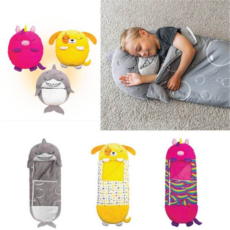 Fun Kids Sleep Bag with Pillow for Outdoor Adventures - Cofik