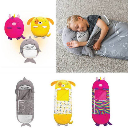 Fun Kids Sleep Bag with Pillow for Outdoor Adventures - Cofik