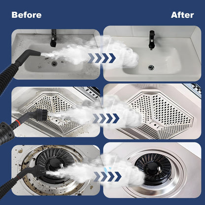 Powerful Handheld Steam Cleaner with 9 Accessories