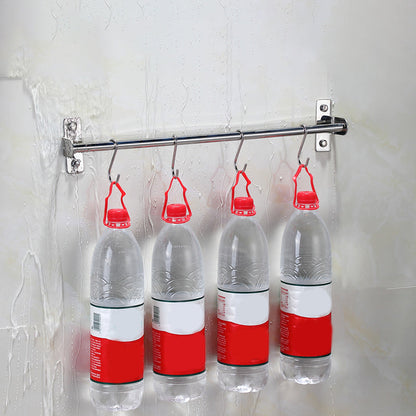 Silver 3-Piece Bathroom Accessory Set Modern Holder