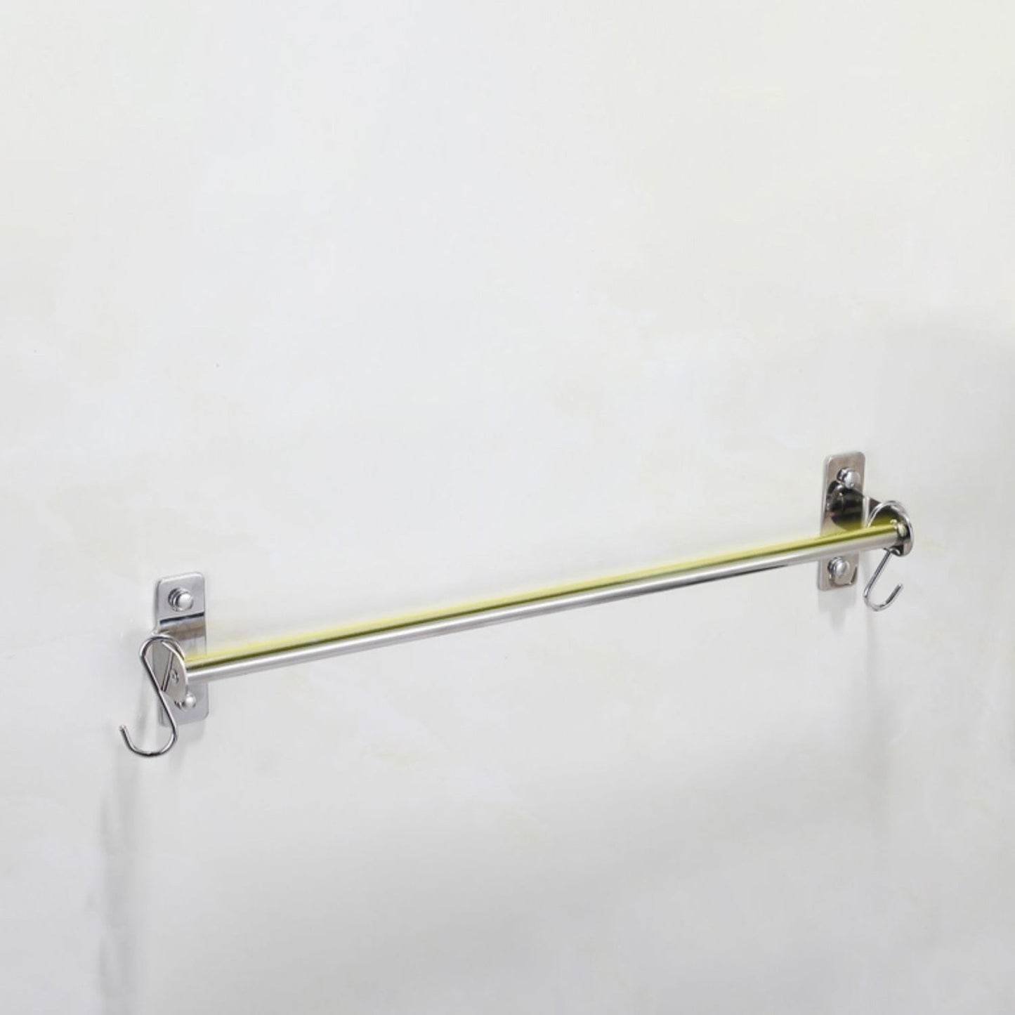 Silver 3-Piece Bathroom Accessory Set Modern Holder