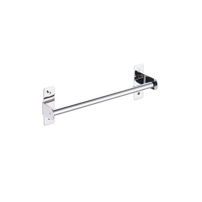 Silver 3-Piece Bathroom Accessory Set Modern Holder