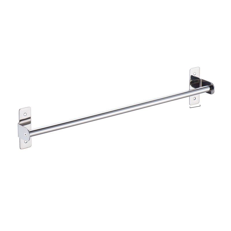 Silver 3-Piece Bathroom Accessory Set Modern Holder