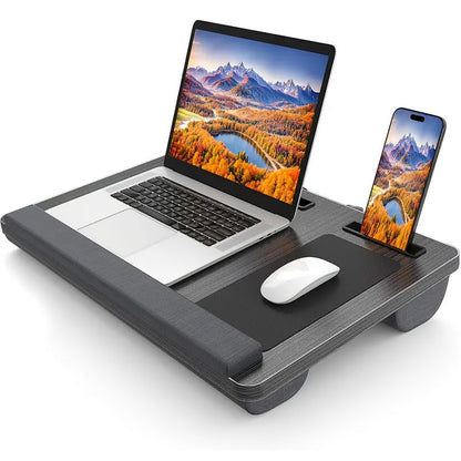 Adjustable Laptop Riser with Comfort Wrist Rest