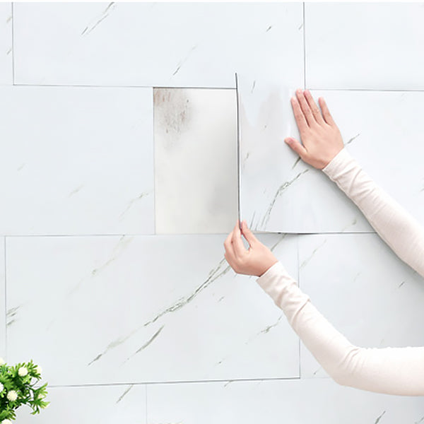 Easy Peel Stick Wall Tiles Waterproof PVC Decor