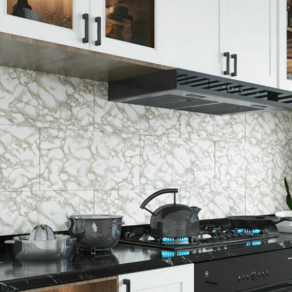 Easy Peel Stick Wall Tiles Waterproof PVC Decor