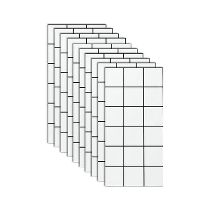 Easy Peel Stick Wall Tiles Waterproof PVC Decor